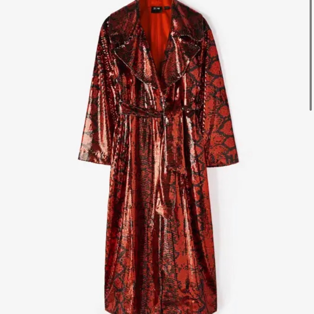 NWT Ivy Park Red Sequin Jacket